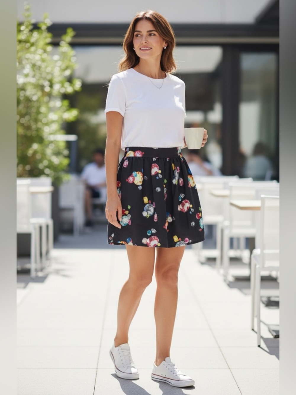 KATE SPADE multicolor mini skirt